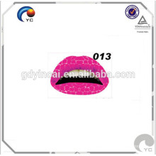 Adhesive tattoos for skin series lipstick tattoo for makeup